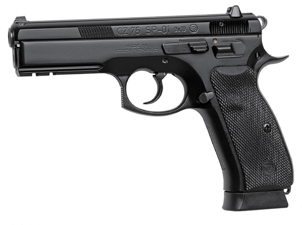 CZ 75 SP-01 9mm 4.6″ Barrel 18-Rounds Night Sights – 9mm