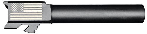 Combat Armory 9mm Match Grade Barrel for Glock 19, Threaded, American Flag Logo