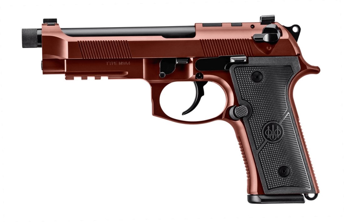 Beretta M9A4 Overlanding Clay 9mm 5.1" Threaded Barrel 18-Rounds w/ Flashlight