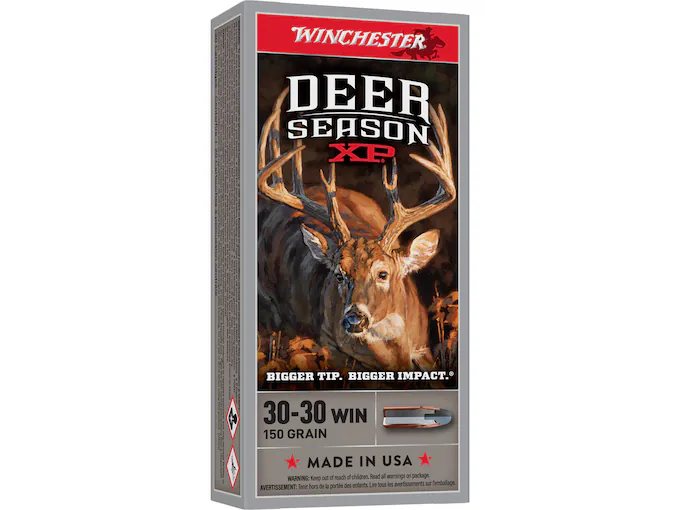 Winchester Deer Season XP 30-30 Winchester Ammo 150 Grain Winchester Extreme Point Polymer Tip 200 Rounds