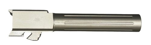 9mm Match Thick Spiral Fluted Barrel for Glock 17, Flat Gray