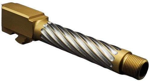 9mm Match Coil Barrel for Glock 19, Threaded, Black
