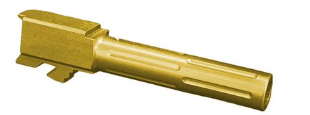 9mm Match Titan 2 Series Barrel for Glock 19, Gold