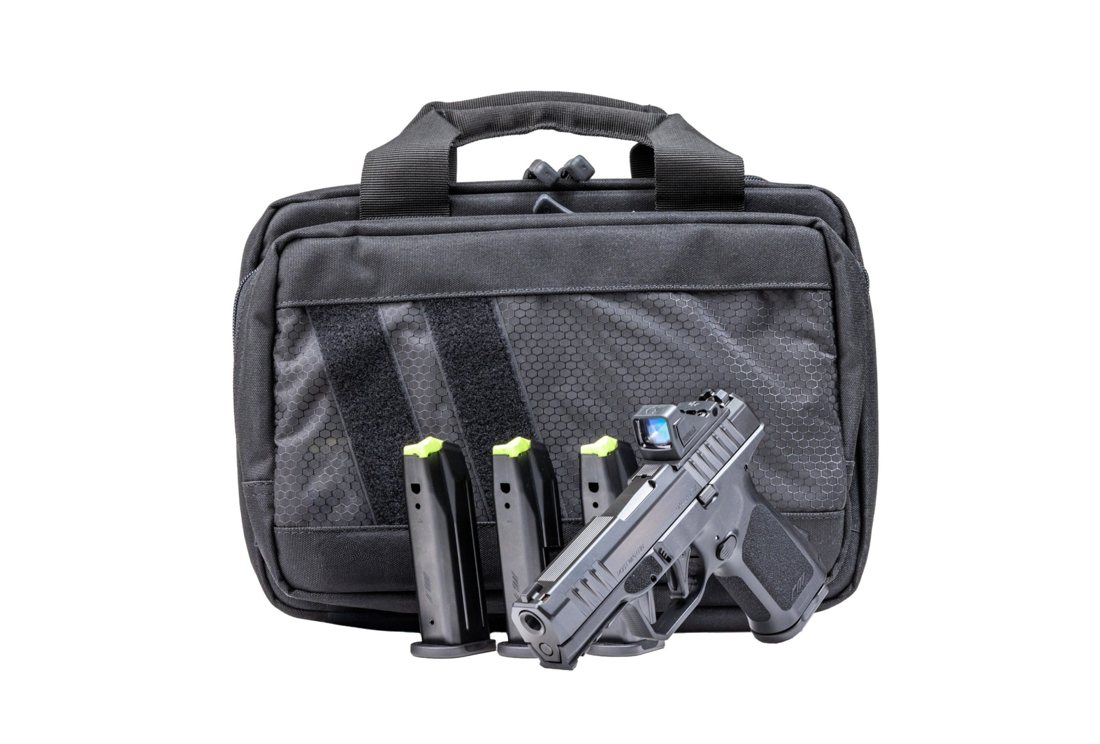 Rost Martin RM1C Bundle 9mm 4" Barrel 15-Rounds w/ Viridian RFX11 Green Dot