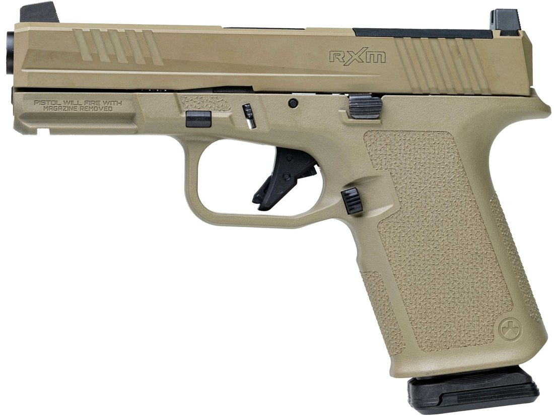 Ruger RXM Flat Dark Earth 9mm 4" Barrel 15-Rounds Optics Ready