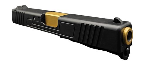 Complete Slide for Glock 19 Gen3, Radius, Black Nitride, Threaded