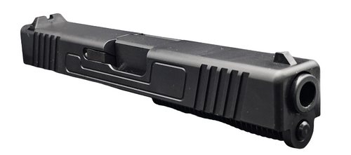 Complete Slide for Glock 19 Gen3, Tapered Nose, Black Nitride, Threaded