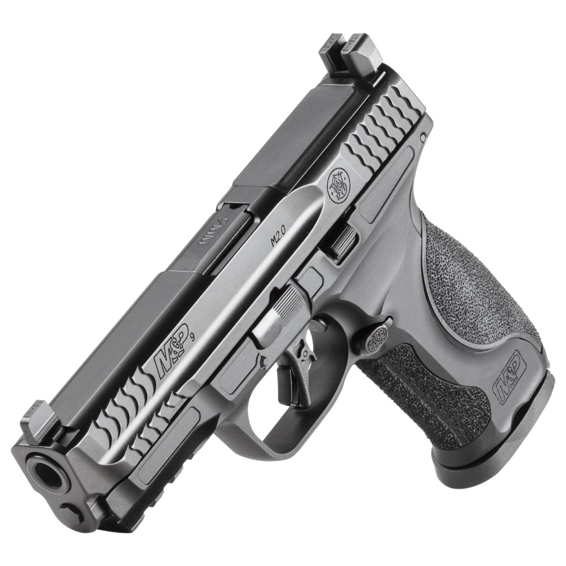 Smith & Wesson M&P9 M2.0 Metal 9mm Full-Size Pistol, ACRO Slide Cut, Night Sights - view 4