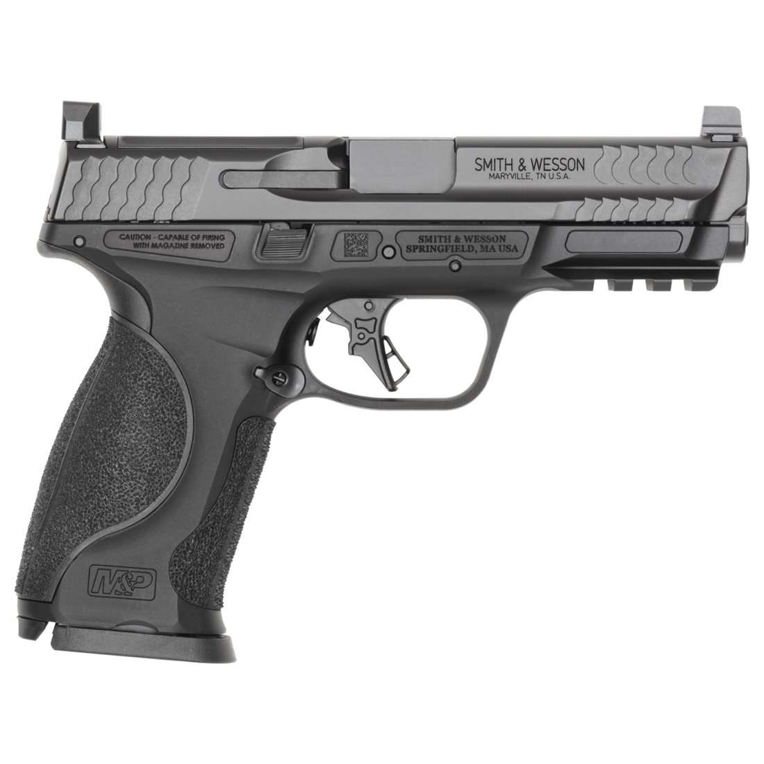 Smith & Wesson M&P9 M2.0 Metal 9mm Full-Size Pistol, ACRO Slide Cut, Night Sights - view 5