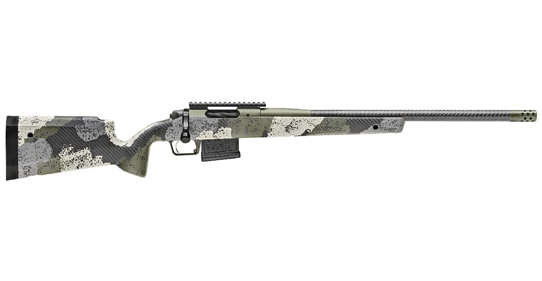 Springfield Armory 2020 Waypoint 6.5 Creedmoor Bolt-Action Rifle with Carbon Fiber Barrel and Evergreen Camo Stock