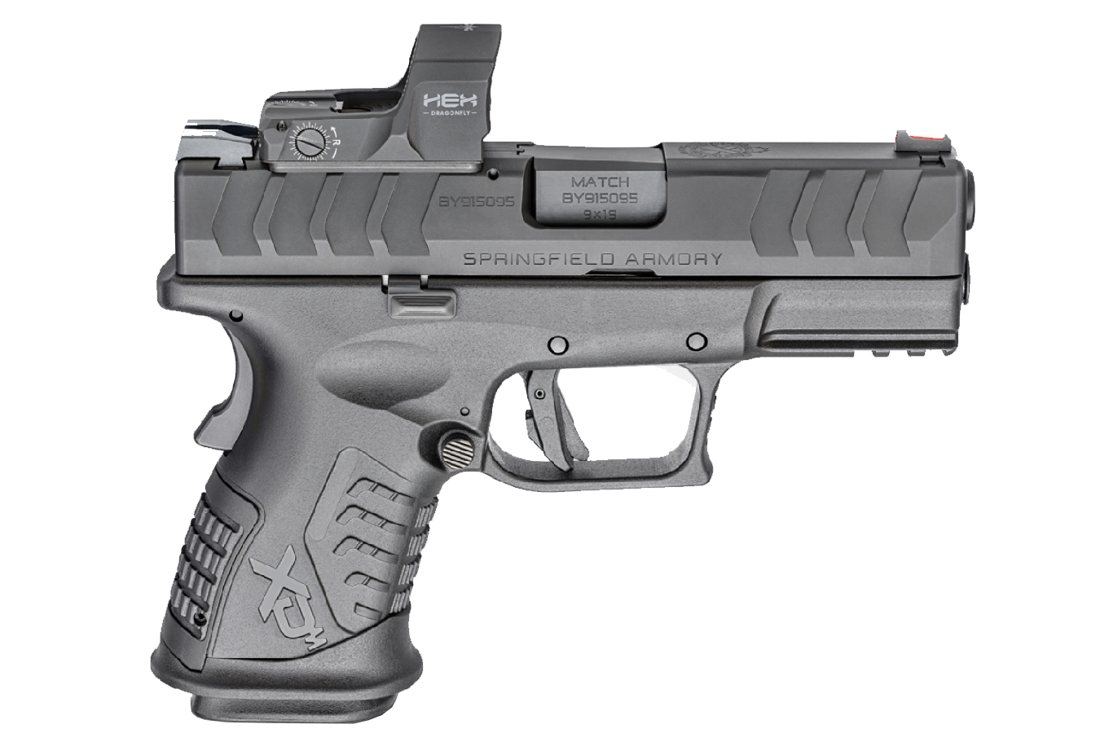 Springfield Armory XDM Elite Compact 9mm Pistol with Hex Dragonfly Red Dot