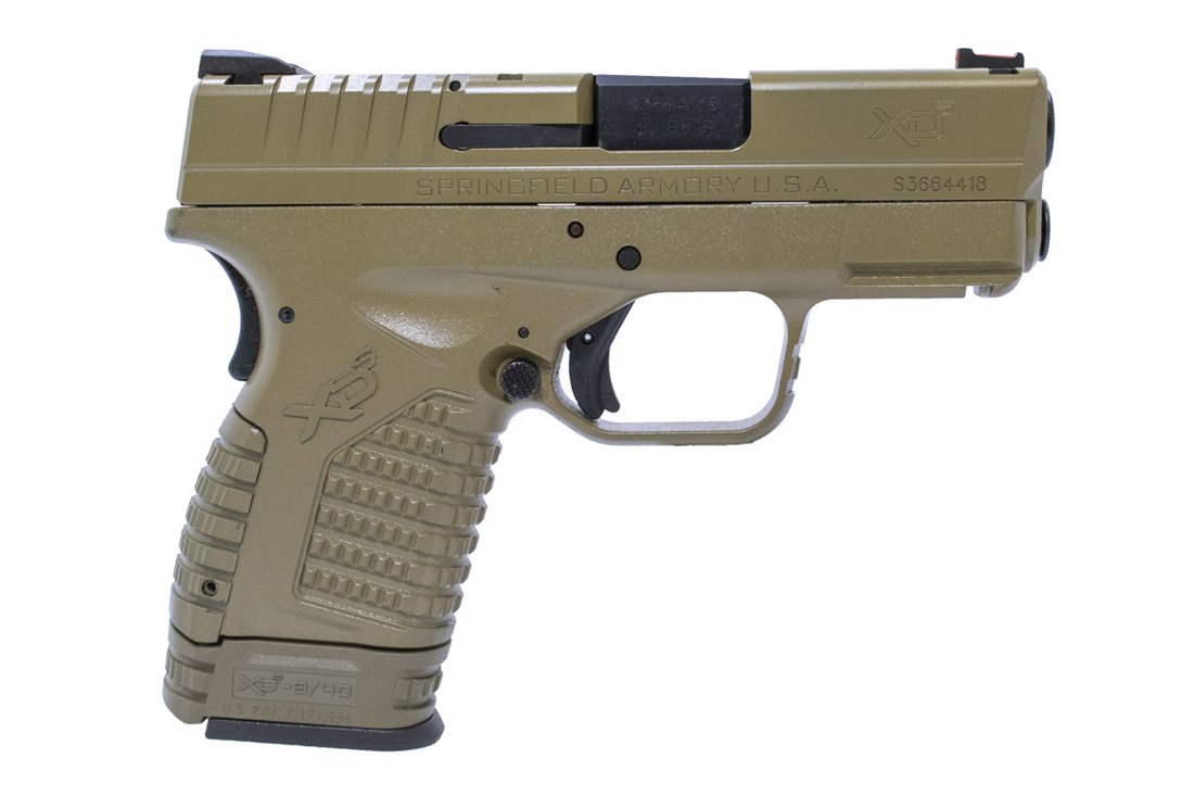 Springfield Armory XDS 3.3 9mm FDE Essentials Package (Manufacturer Sample)