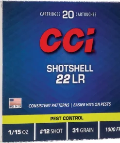 Shop CCI Shotshell 22LR Ammo 31 Grain Lead Shot for sale