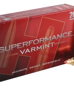 New Hornady Superformance Varmint 204 Ruger Ammo 40 Grain Hornady V-Max Polymer Tip 500rounds