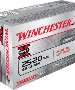 Winchester Super X 25-20 WCF Ammo 86 Grain Jacketed Soft Point Box of 50 - Fast Ship