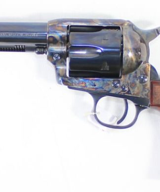 NEW TAYLOR'S & CO. 1873 GUNFIGHTER DEFENDER 45LC 4.75" BLUED / CASE - Conway Hunting Supply | Firearms, Ammo & Gear