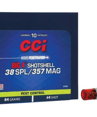 CCI Big 4 Shotshell 38 Special Ammo 84 Grain Lead Shot 200 rounds - Conway Hunting Supply | Firearms, Ammo & Gear