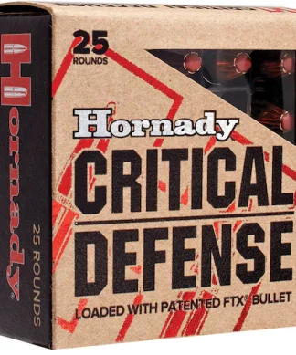 New Hornady Critical Defense 9mm Luger Ammo 115 Grain Hornady FTX Polymer Tip Box of 200 rounds - Conway Hunting Supply | Firearms, Ammo & Gear