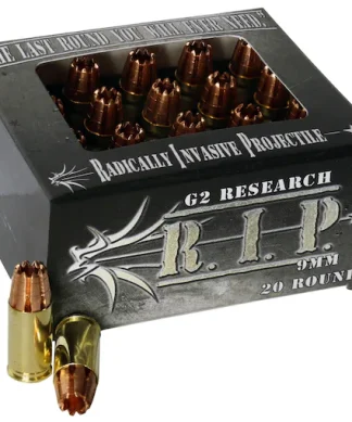 Order G2 Research R.I.P. 9mm Luger Ammo 92 Grain G2 R.I.P. Fragmenting Hollow Point Lead Free Box of 100 rounds Online - Conway Hunting Supply | Firearms, Ammo & Gear