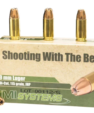 Authentic IMI 9mm Luger Ammo 115 Grain Jacketed Hollow Point - Conway Hunting Supply | Firearms, Ammo & Gear