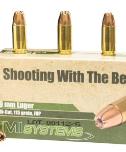 New IMI 9mm Luger Ammo 115 Grain Jacketed Hollow Point