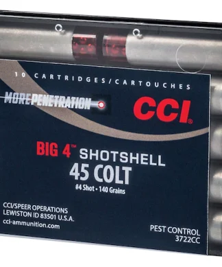 Order CCI Big 4 Shotshell 45 Colt (Long Colt) Ammo 140 Grain Lead Shot 200 rounds Online - Conway Hunting Supply | Firearms, Ammo & Gear