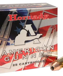 Real Hornady American Gunner 9mm Luger +P Ammo 124 Grain Hornady XTP Jacketed Hollow Point 500 rounds