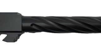 Fits Glock 19 9mm Match Thin Spiral Fluted Threaded Barrel  in Black - Conway Hunting Supply | Firearms, Ammo & Gear
