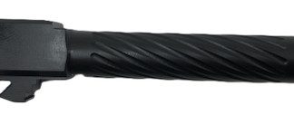 Fits Glock 19 9mm Match Thin Spiral Fluted Barrel in Black - Conway Hunting Supply | Firearms, Ammo & Gear