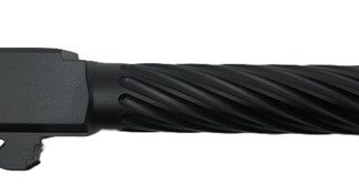 Fits Glock 17 9mm Match Golf Ball Dimpled Threaded Barrel in Black - Conway Hunting Supply | Firearms, Ammo & Gear