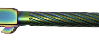 Fits Glock 17 9mm Match Thick Spiral Fluted Barrel in Dark Earth - Conway Hunting Supply | Firearms, Ammo & Gear
