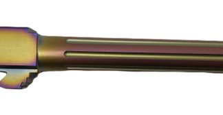 Fits Glock 19 9mm Match Thin Spiral Fluted Barrel Threaded in Chameleon - Conway Hunting Supply | Firearms, Ammo & Gear