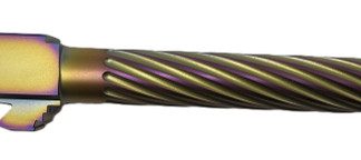 Fits Glock 19 9mm Match Thin Spiral Fluted Barrel in Chameleon - Conway Hunting Supply | Firearms, Ammo & Gear