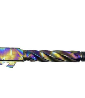 Fits Glock 19 9mm Match Chunky Spiral Fluted Barrel in Python - Conway Hunting Supply | Firearms, Ammo & Gear