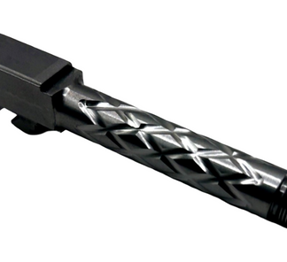 Fits Glock 19 9mm Match Diamond Weave Fluted Barrel Naked Stainless Steel - Conway Hunting Supply | Firearms, Ammo & Gear