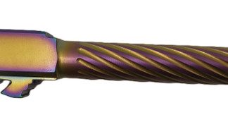 Fits Glock 17 9mm Match Thick Spiral Fluted Barrel in Plum - Conway Hunting Supply | Firearms, Ammo & Gear