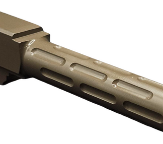 Fits Glock 19 9mm Morse Code Threaded Barrel in Dark Earth - Conway Hunting Supply | Firearms, Ammo & Gear