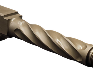 Fits Glock 17 9mm Match 5 Sided Flat Fluted Barrel in Gold - Conway Hunting Supply | Firearms, Ammo & Gear