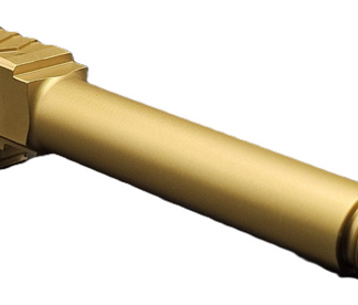 Fits Glock 19 9mm Match Honeycomb Threaded Barrel in Gold - Conway Hunting Supply | Firearms, Ammo & Gear