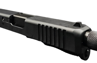 Slide Fits Glock 19 Gen3 Fully Assembled Tapered Nose In Gold Threaded - Conway Hunting Supply | Firearms, Ammo & Gear