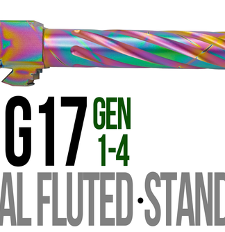 Fits Glock 17 9mm Match Thick Spiral Fluted Barrel Threaded in Python - Conway Hunting Supply | Firearms, Ammo & Gear