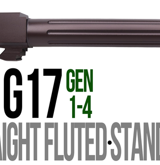 Fits Glock 17 9mm Match Straight Fluted Barrel Threaded in Plum - Conway Hunting Supply | Firearms, Ammo & Gear