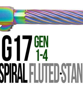 Fits Glock 19 9mm Match Thin Spiral Fluted Barrel  in Radio Active - Conway Hunting Supply | Firearms, Ammo & Gear
