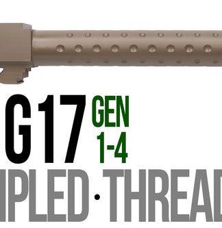 Fits Glock 17 9mm Match Straight Fluted Barrel in Dark Earth - Conway Hunting Supply | Firearms, Ammo & Gear