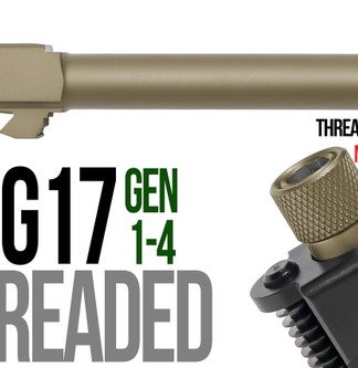 Fits Glock 17 New  9mm Match Grade Barrel in Dark Earth - Conway Hunting Supply | Firearms, Ammo & Gear