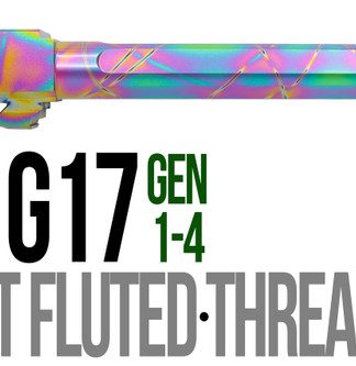 Fits Glock 17 9mm Match 5 Sided Flat Fluted Barrel in Python - Conway Hunting Supply | Firearms, Ammo & Gear