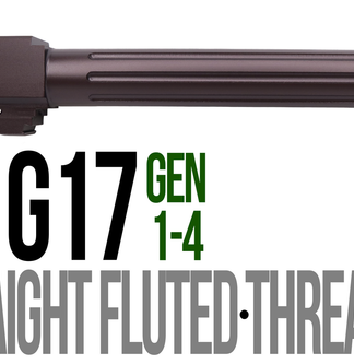 Fits Glock 17 9mm Match Golf Ball Dimpled Barrel in Black - Conway Hunting Supply | Firearms, Ammo & Gear