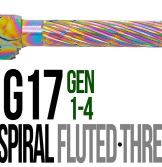 Fits Glock 17 9mm Match Thin Spiral Fluted Barrel in Python - Conway Hunting Supply | Firearms, Ammo & Gear