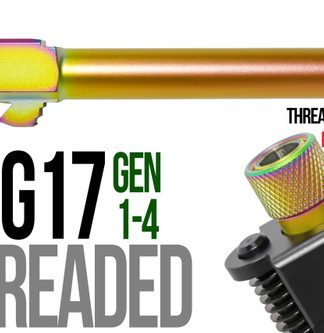 Fits Glock 19  9mm Match Grade Barrel Threaded in Radio Active - Conway Hunting Supply | Firearms, Ammo & Gear