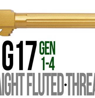 Fits Glock 17 9mm Match 5 Sided Flat Fluted Threaded Barrel in Plum - Conway Hunting Supply | Firearms, Ammo & Gear